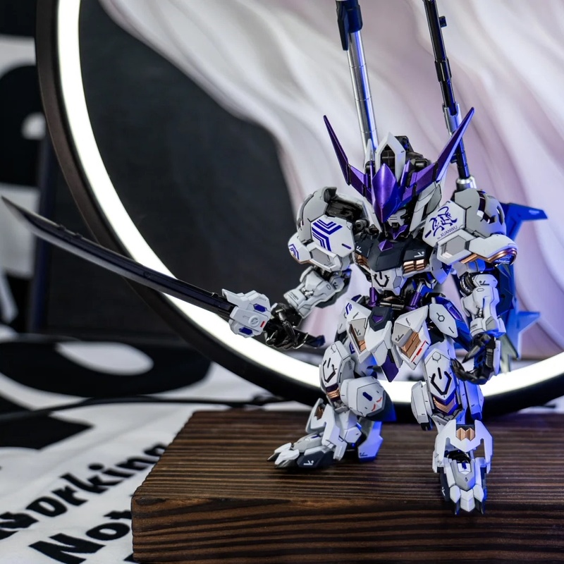 Model Kit Barbatos - MGSD Barbatos G08A Schwarze Schildkröten-Mecha Actionfigur