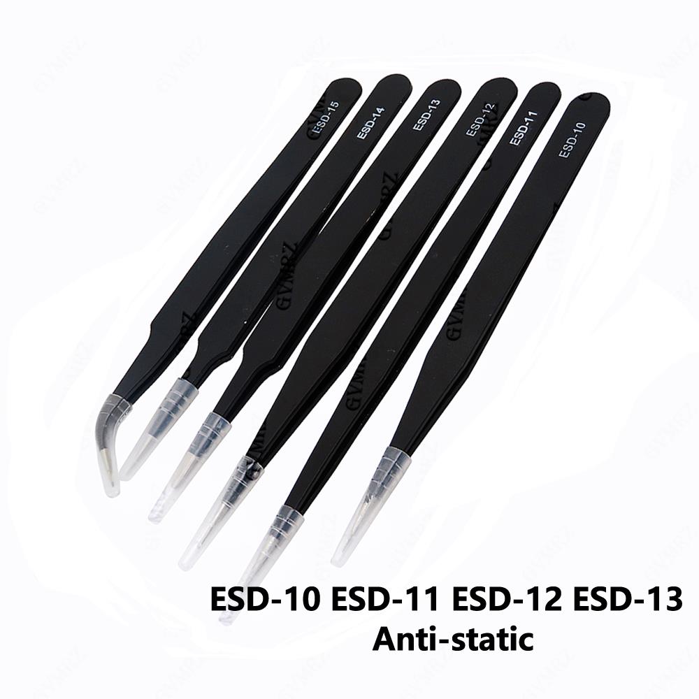 Model Kit Tweezers - 6-teiliges Pinzetten-Set ESD-10 ESD-11 ESD-12 ESD-13