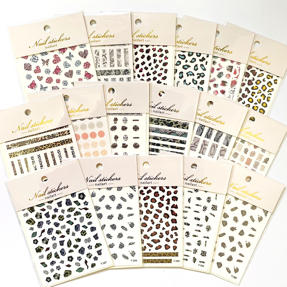 Waterslide Decal Paper - 1 blatt Leopard Aufkleber 3D Sliders