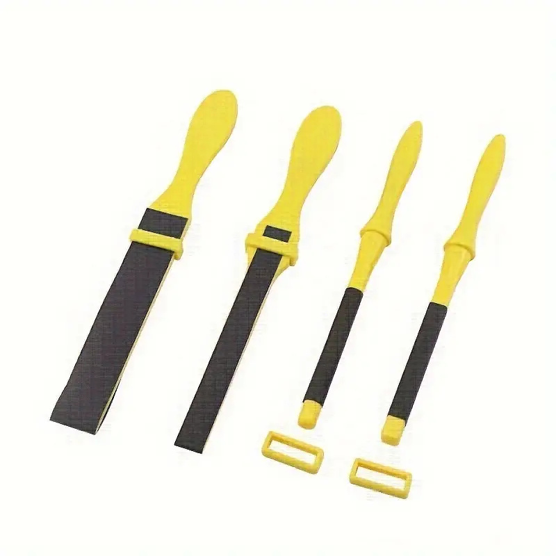 Sanding Stick Set - 4-teiliges Schleifstäbchen-Set mit Kunststoffgriffen für Holz,