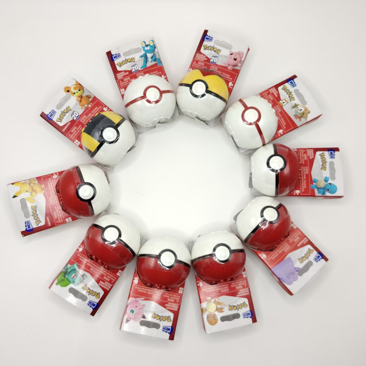Model Kit Quick Pokemon - 1 Stück Pokémon-Ball mit Wählbarer Zusammenbaubarer