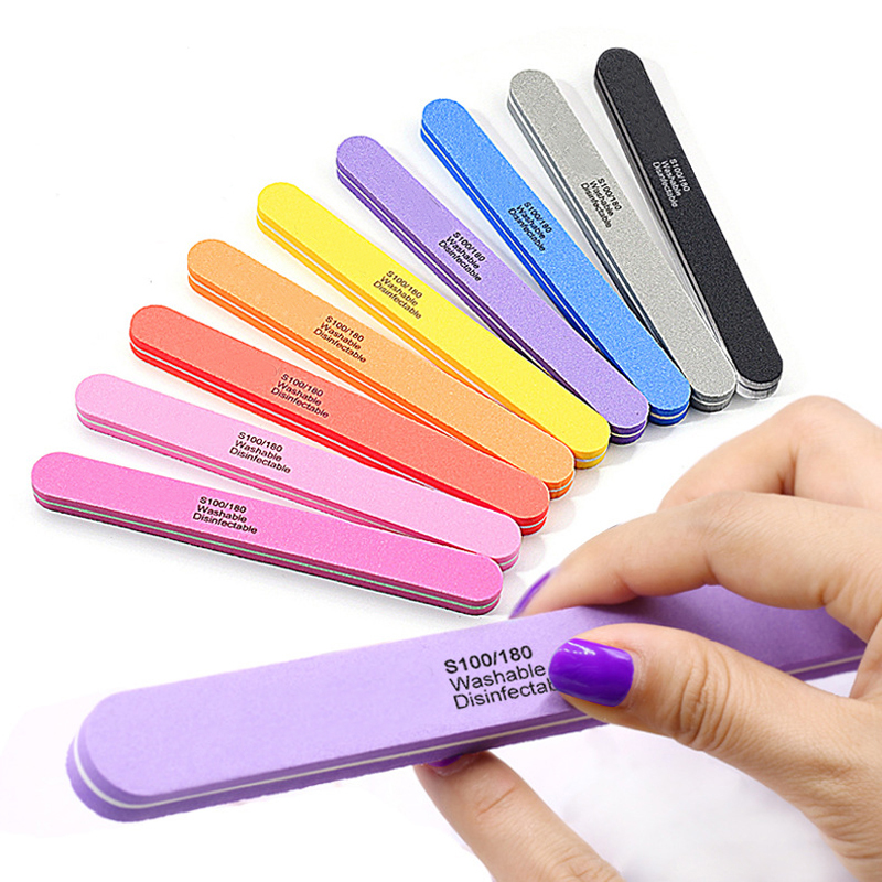 Sanding Stick Set - 10 teile/los Professionelle Nagel Dateien 100/180