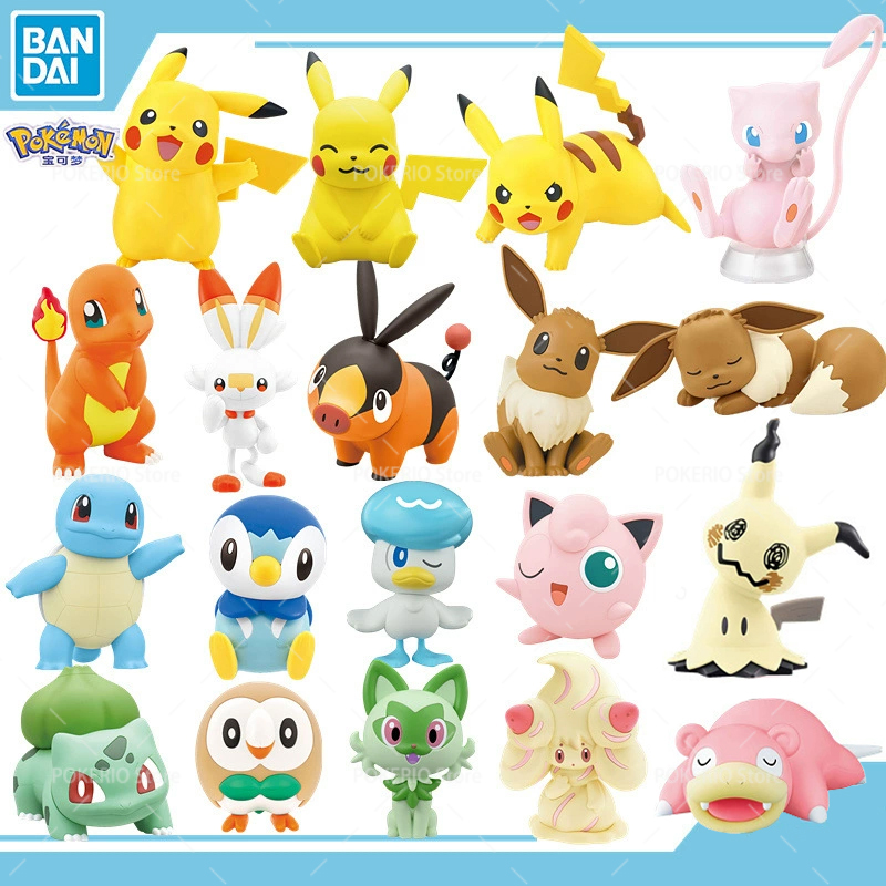 Model Kit Quick Pokemon - Original Pokemon Figuren Mew Eevee Piplup