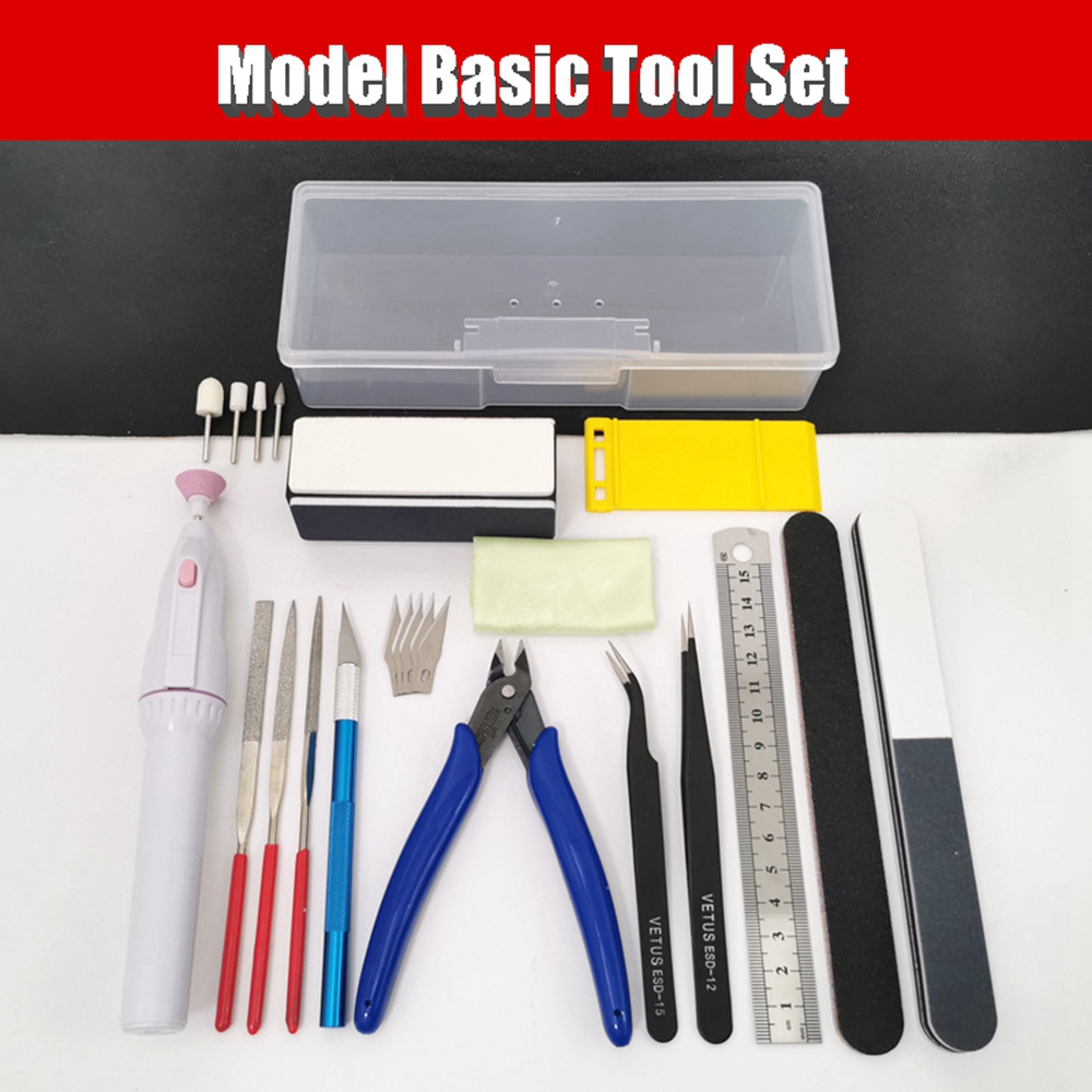 Model Kit Tweezers - Modell-Grundwerkzeuge für Bastelarbeiten, DIY, Modellauto, Hobby,