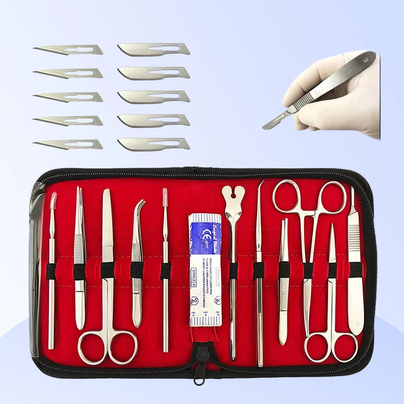 Model Kit Tweezers - Medizinisches Silikon-Naht-Set für Studenten zum Üben