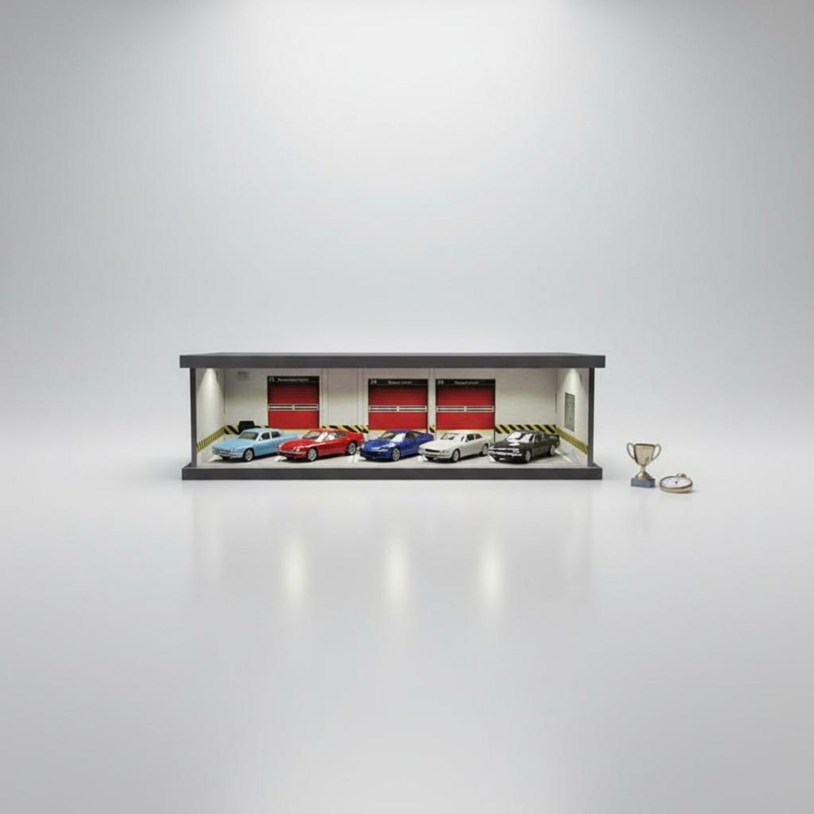Parkplatz-Szenenmodell-Box, US – Model Kit Display Bewertung und Preis
