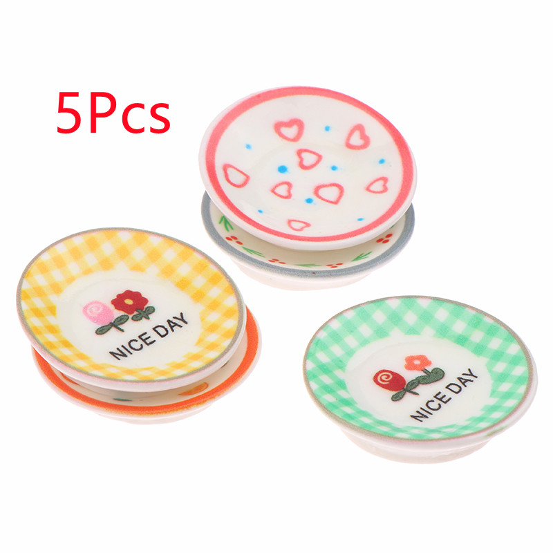 5Pcs 1/12 Puppenhaus Mini Plat – Model Kitchen Set Bewertung und Preis