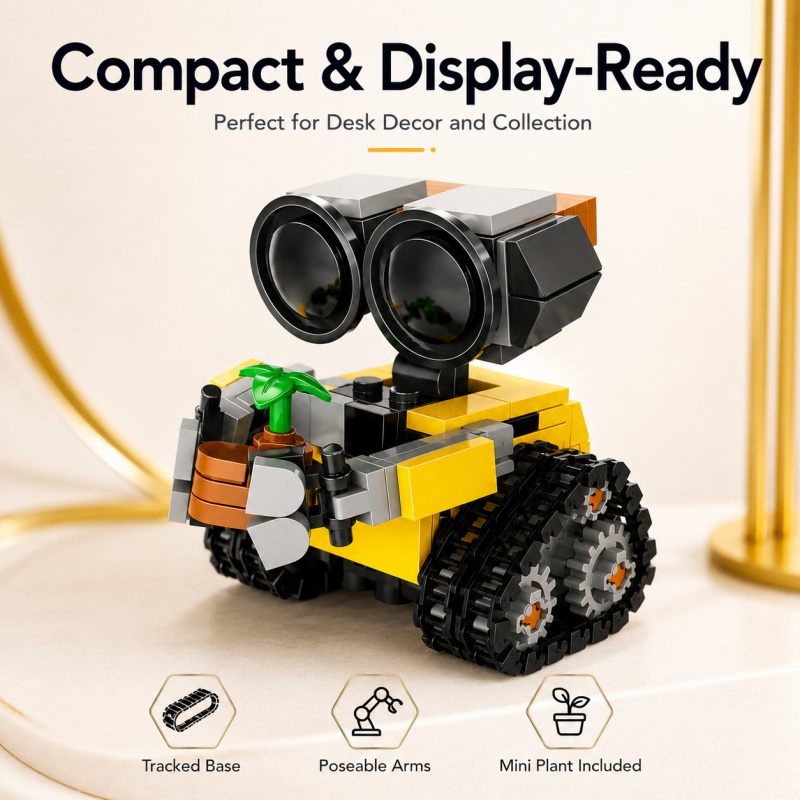 Mini-Roboter-Baustein-Set, Nie – Model Kit Display Bewertung und Preis