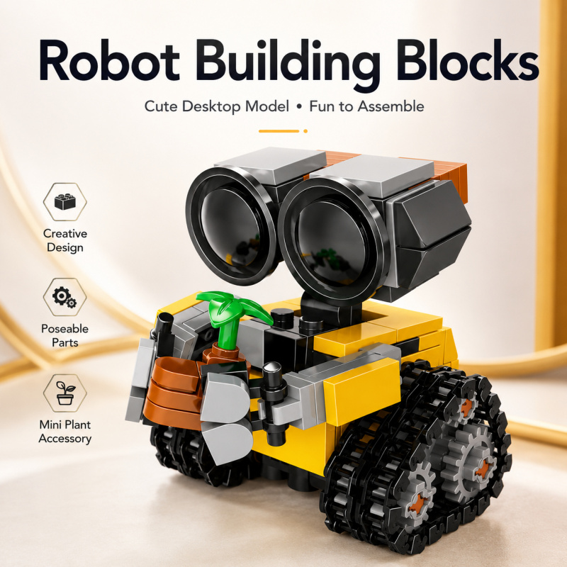 Mini-Roboter-Baustein-Set, Nie – Model Kit Display Bewertung und Preis