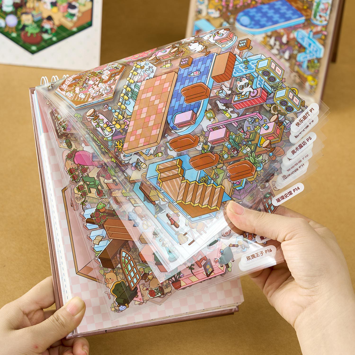 3D Miniatur-Szenen-Aufkleberbu – Model Kit Tweezers Bewertung und Preis