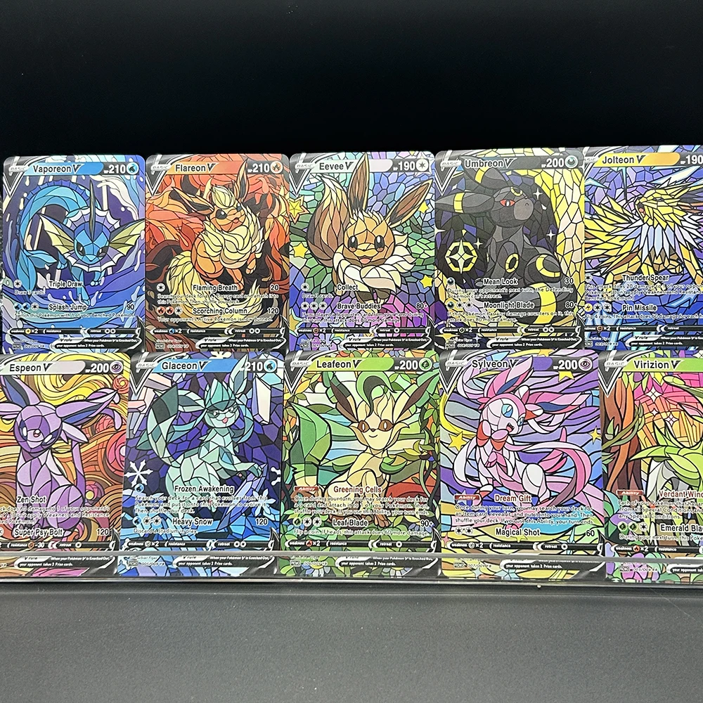 10 Stück/Set DIY PTCG Eevee Um – Model Kit Umbreon Bewertung und Preis
