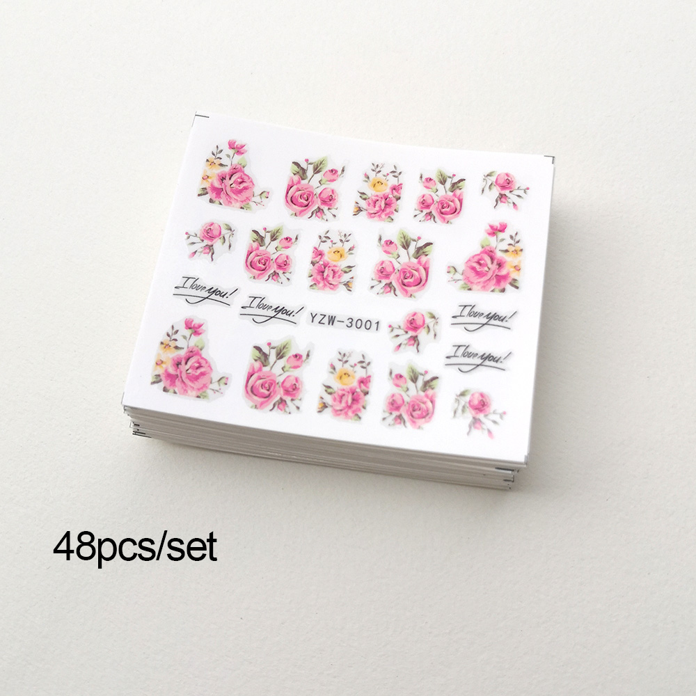 48 Stück Nagelkunst-Aufkleber, – Waterslide Decal Paper Bewertung und Preis