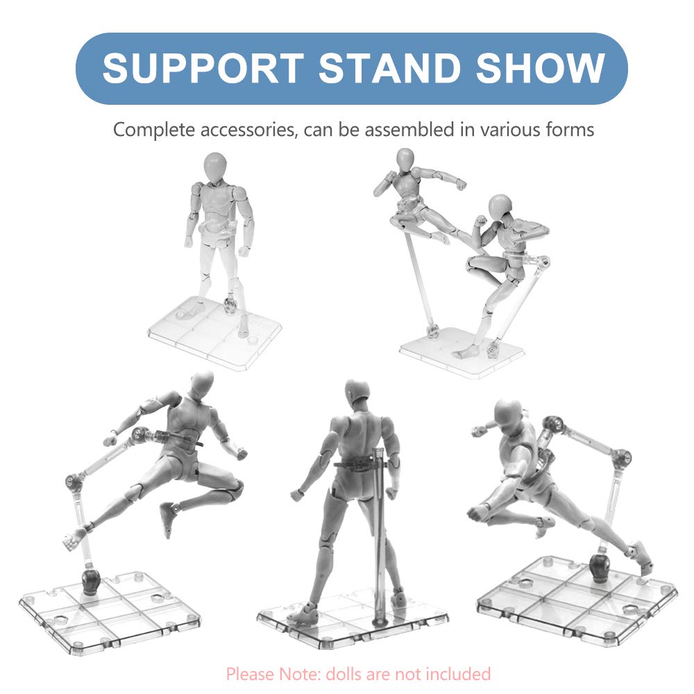 Klarer Actionfigurenständer, M – Model Kit Jms Bewertung und Preis