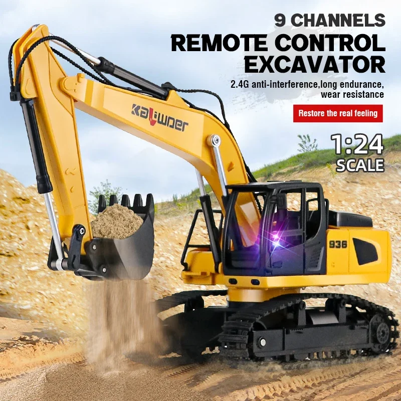 Huina Rc Bagger 1/24 9Ch Fernb – Model Kit Excavator Bewertung und Preis