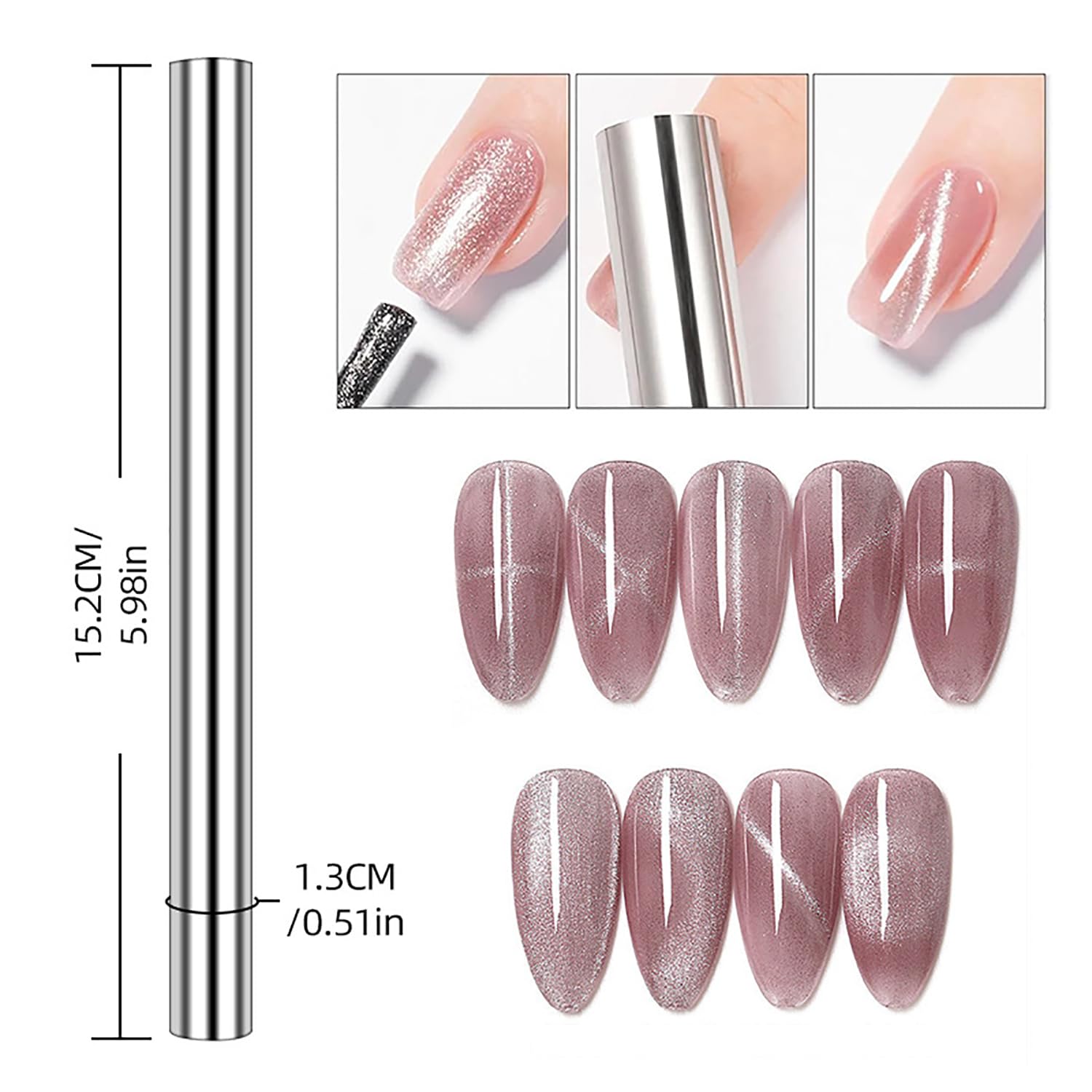 10-teiliges Katzenauge-Magnet- – Sanding Stick Set Bewertung und Preis