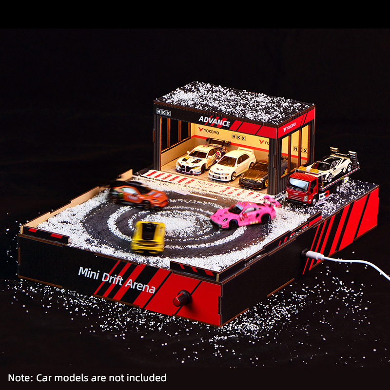 1:64 Maßstab DIY Drift-Strecke – Model Kit Display Bewertung und Preis