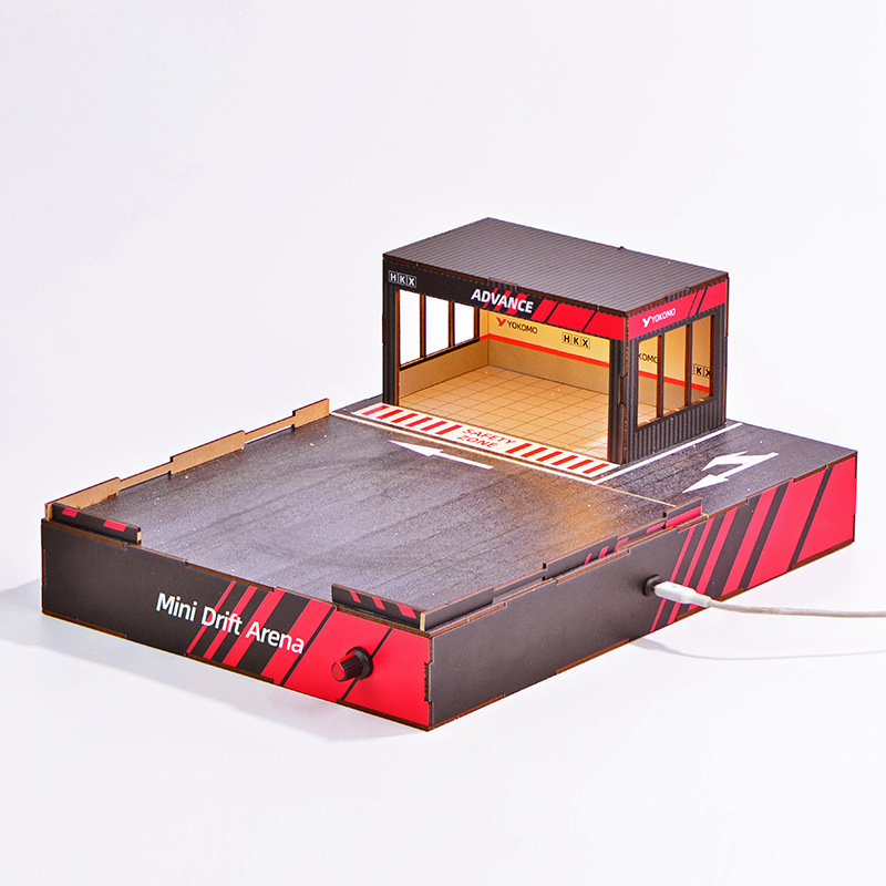 1:64 Maßstab DIY Drift-Strecke – Model Kit Display Bewertung und Preis