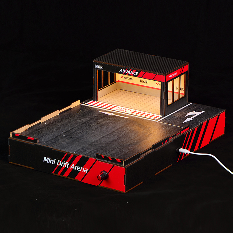 1:64 Maßstab DIY Drift-Strecke – Model Kit Display Bewertung und Preis