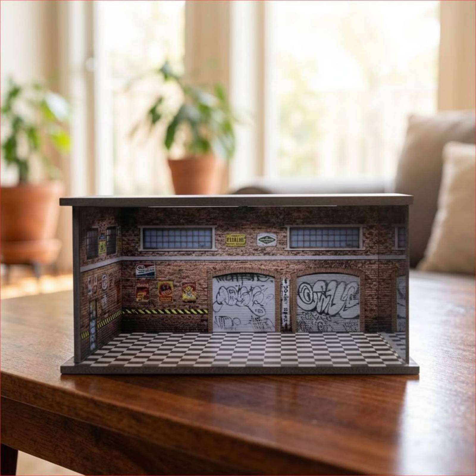 Beleuchtetes Autoreparaturwerk – Model Kit Display Bewertung und Preis