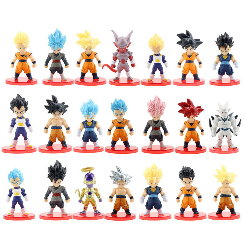 21 Teile/satz Dragon Ball Mini – Model Kit Vegito Bewertung und Preis