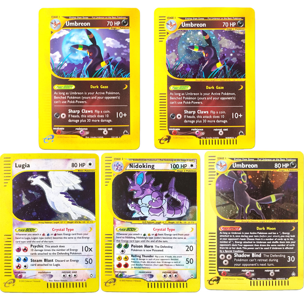 DIY PKM-Karte E-Karte Aquapoli – Model Kit Umbreon Bewertung und Preis