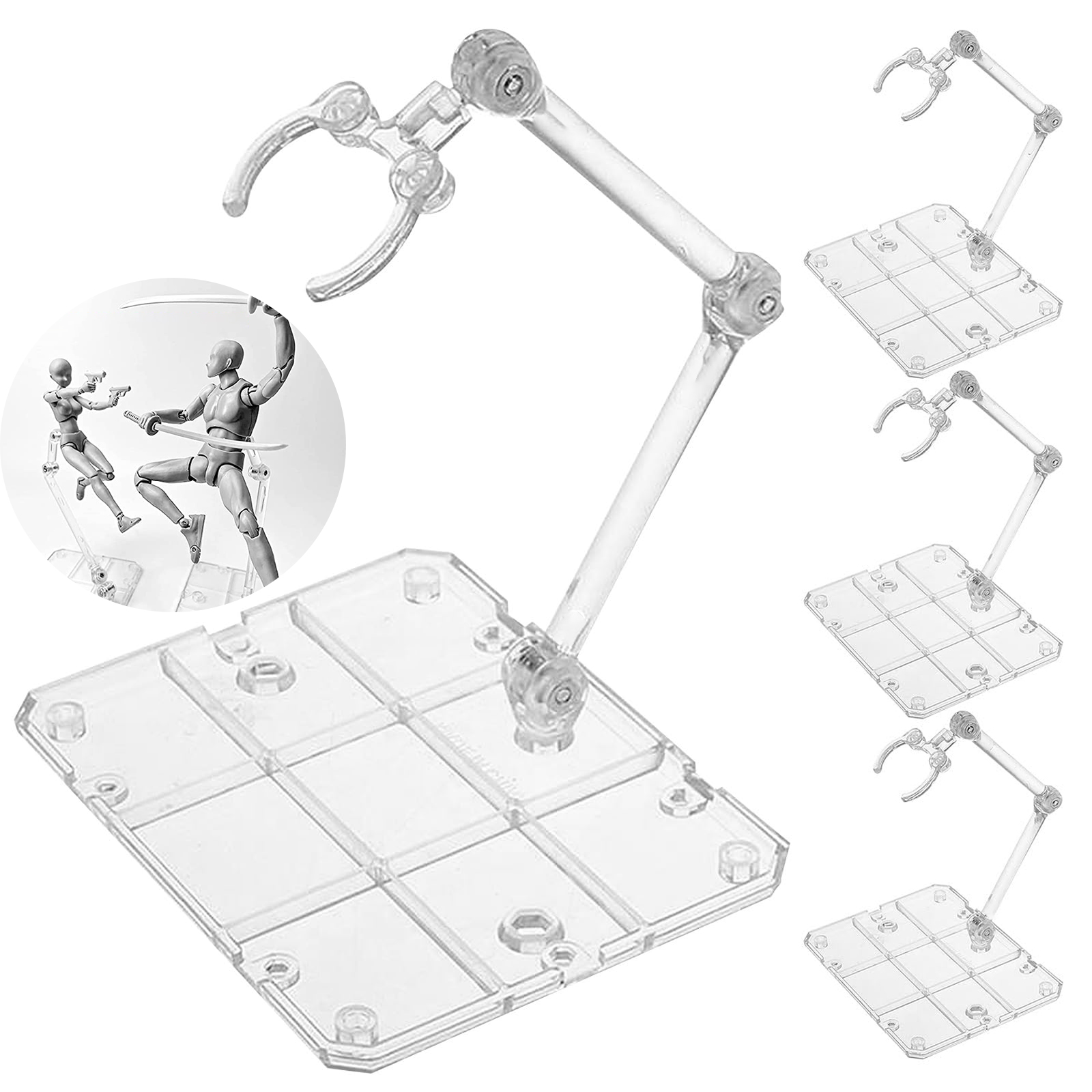 Klarer Actionfigurenständer, M – Model Kit Jms Bewertung und Preis