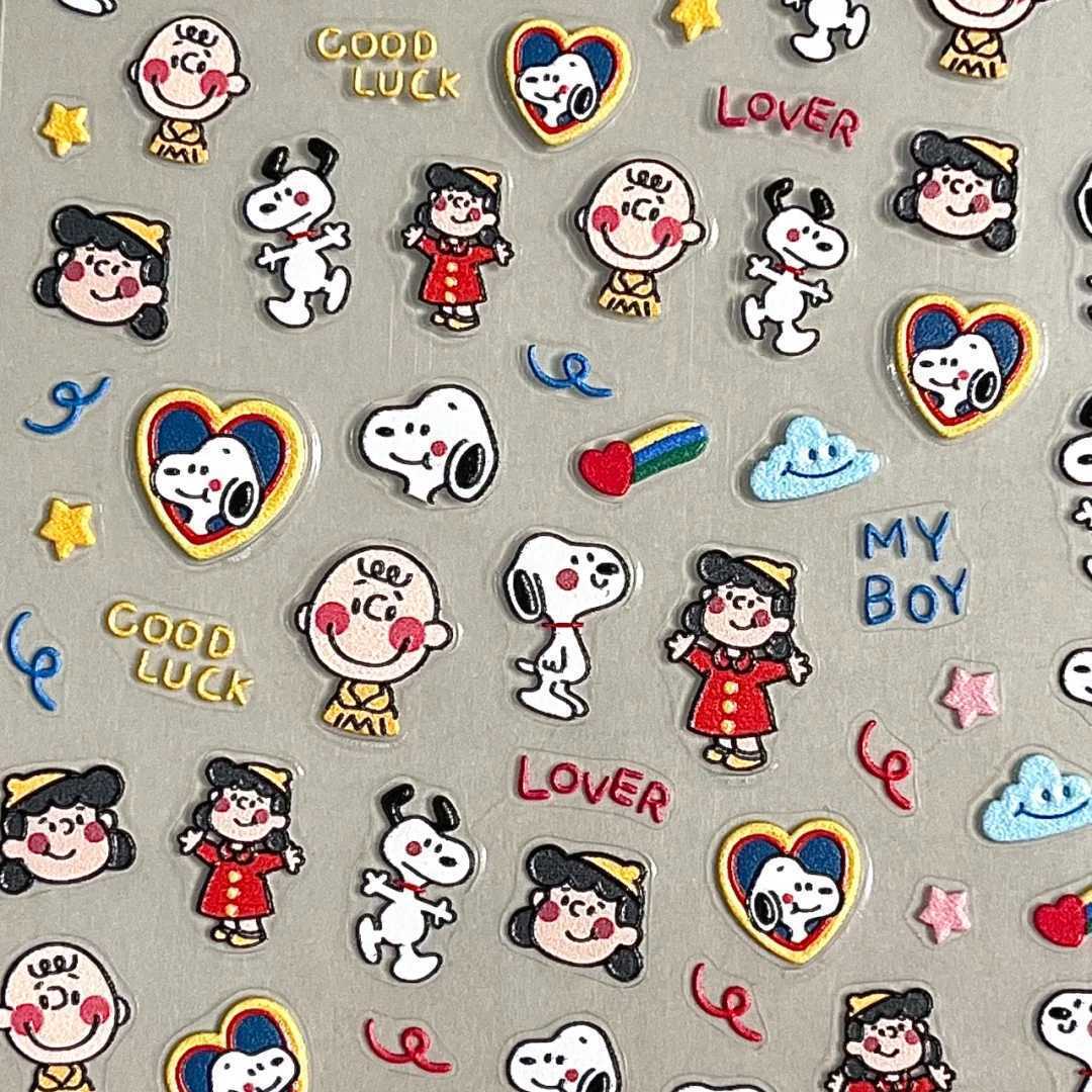 Cartoon Snoopy 3D-Relief-Aufkl – Waterslide Decal Paper Bewertung und Preis